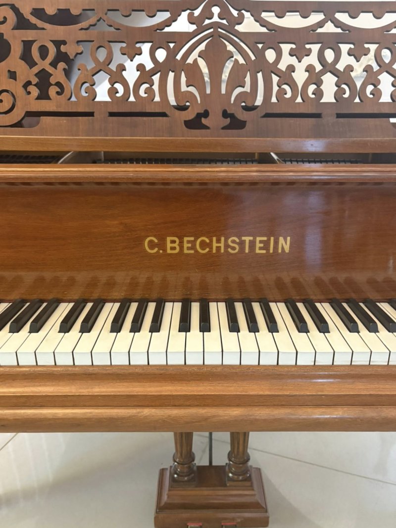 Exceptional Quality Antique C.Bechstein Victorian Rosewood Boudoir Grand Piano Model V (1898) - Image 15